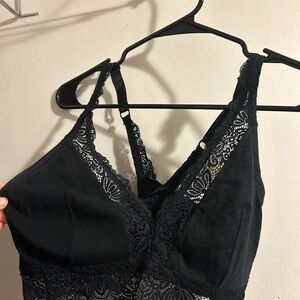 Auden Elegant Black Lace Bra